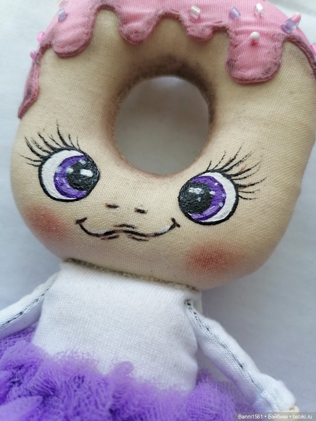 Кукла Девочка Пончик — Авторские игрушки (фото 2)