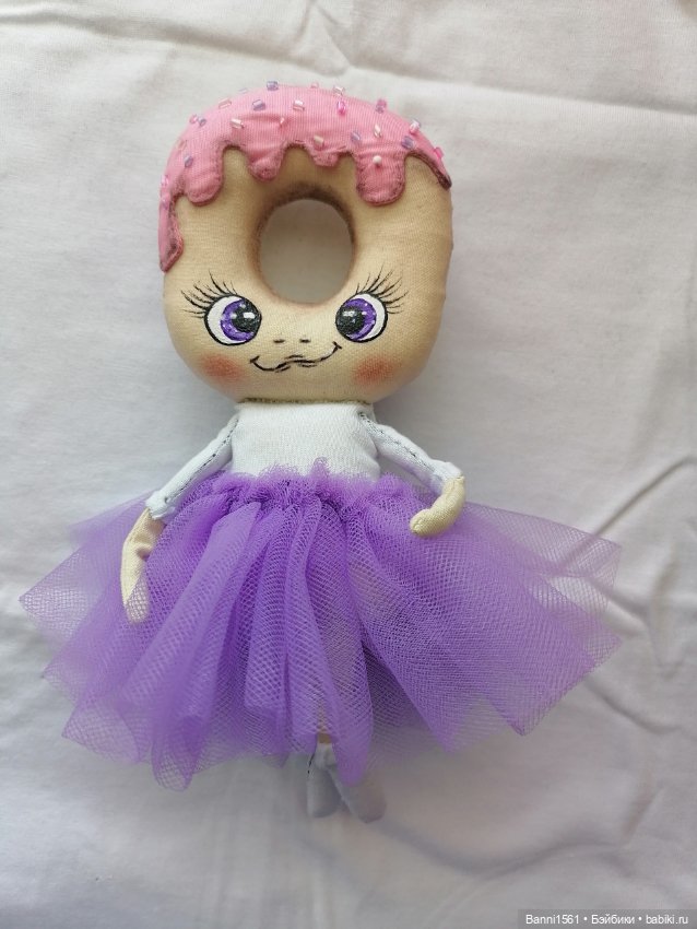 Кукла Девочка Пончик — Авторские игрушки