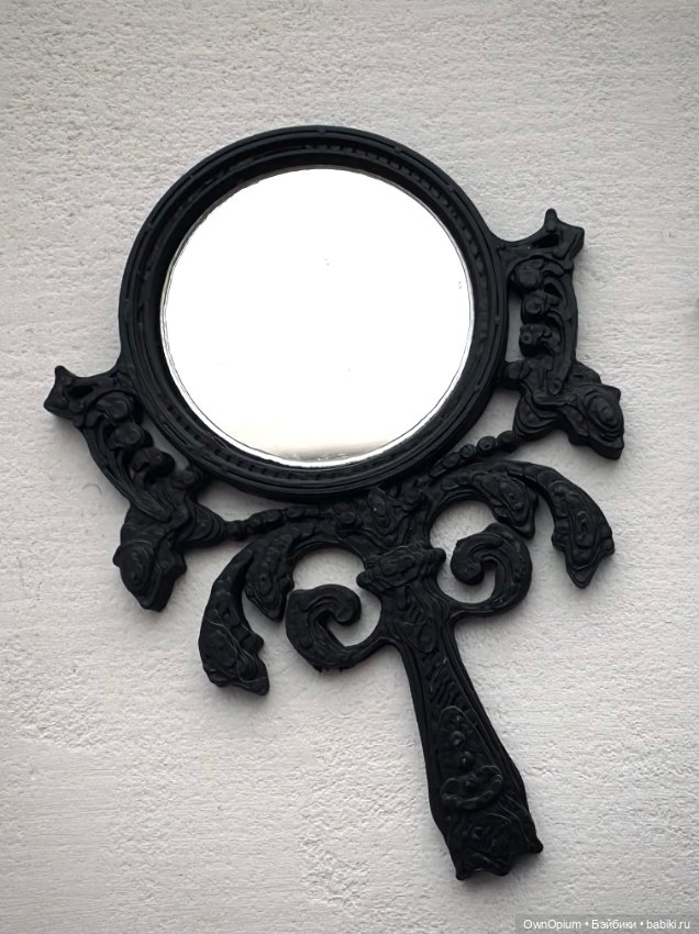 Зеркало на ручке для кукол