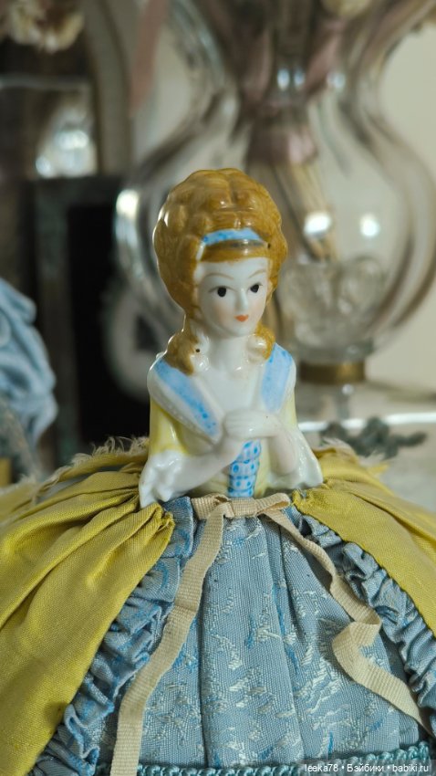 Фарфоровая винтажная half doll (фото 5)