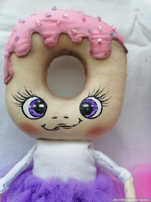 Кукла Девочка Пончик — Авторские игрушки (фото 4)