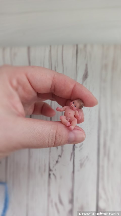 Микро малыш 3 см — Авторские куклы (фото 8)