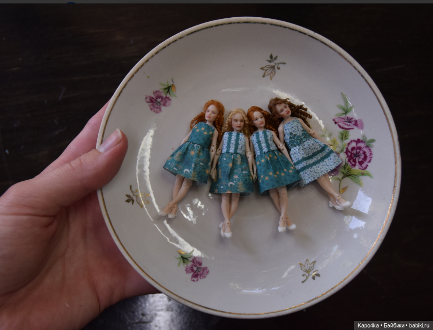 Выкройки одежды для кукол 1:24 (7 см) (фото 5)