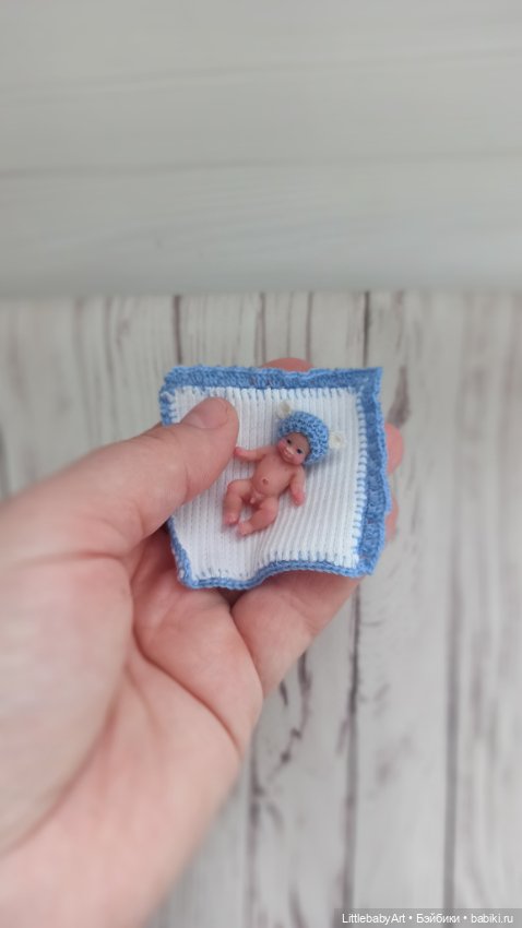 Микро малыш 3 см — Авторские куклы (фото 4)