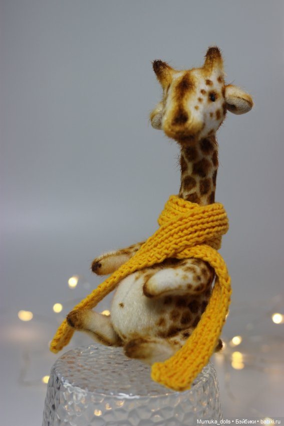 Жираф- авторская игрушка в стиле тедди (фото 2)