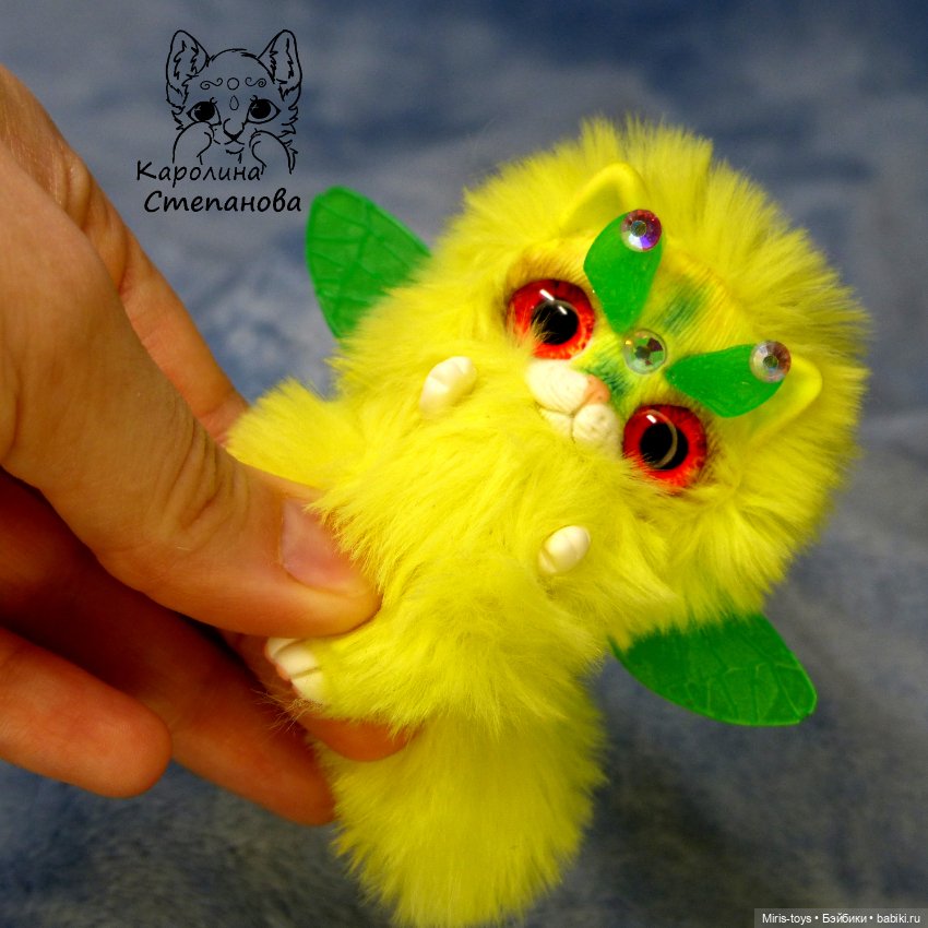 Кото-фея Лимончик — Авторские игрушки (фото 5)