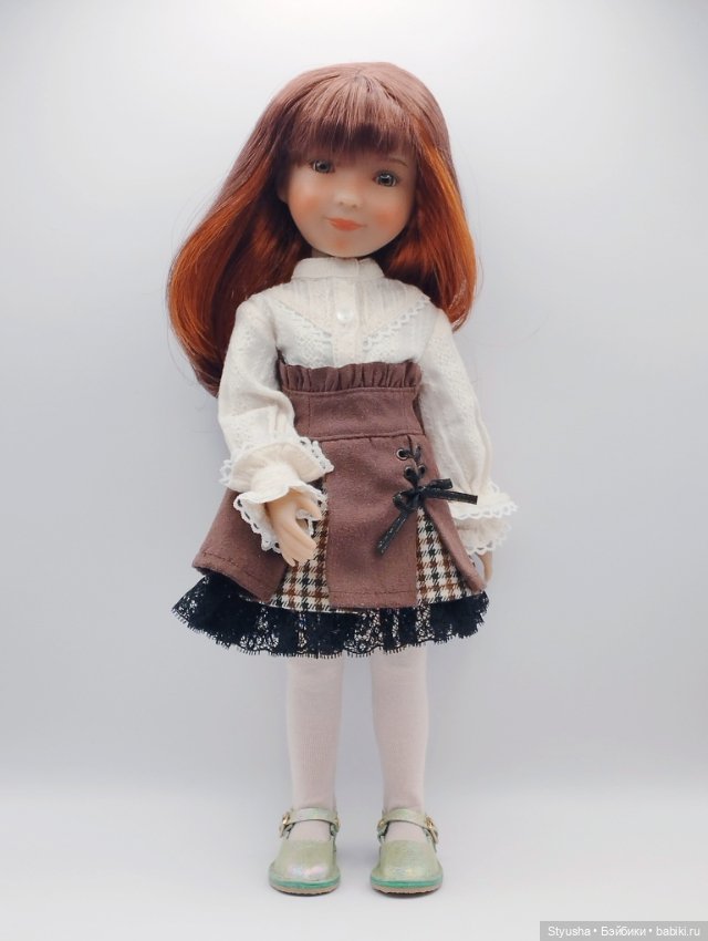 Ruby Red Siblies туфли салатовые радужные, обувь для кукол 31 см (фото 8)