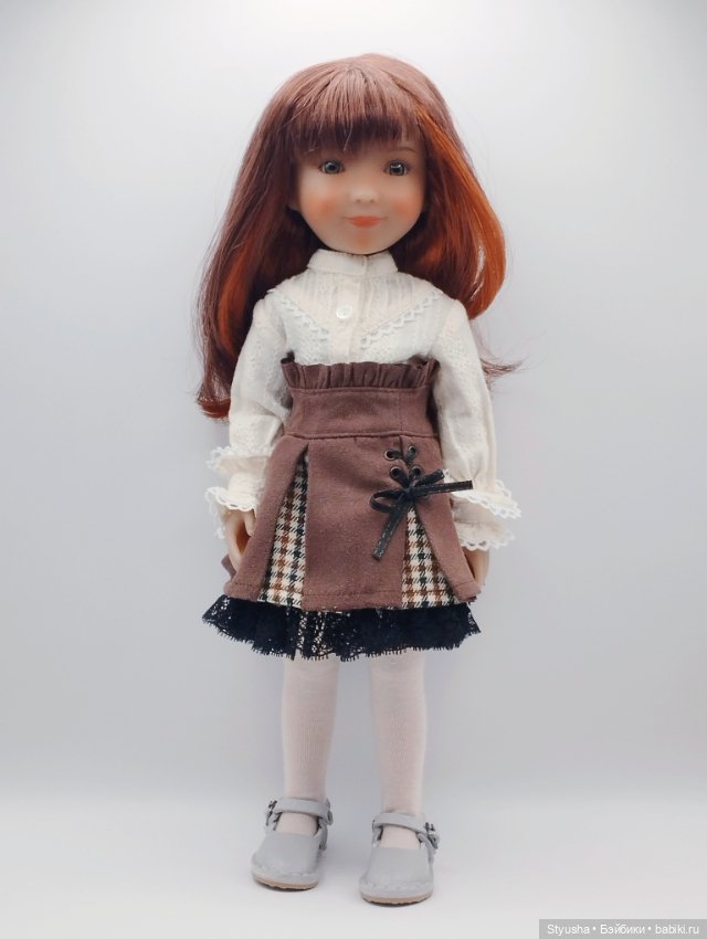 Ruby Red Siblies туфли серые, обувь для кукол 31 см (фото 6)