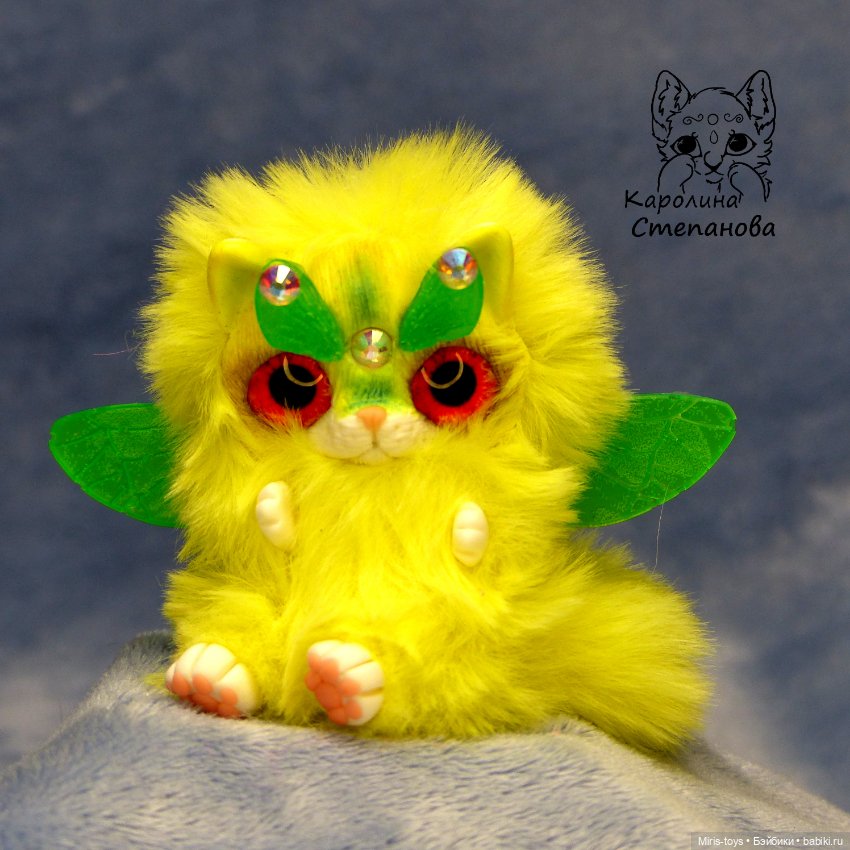Кото-фея Лимончик — Авторские игрушки