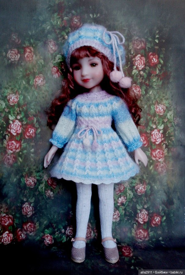 Платье, берет и чулочки для Руби Ред 37 см (фото 2)