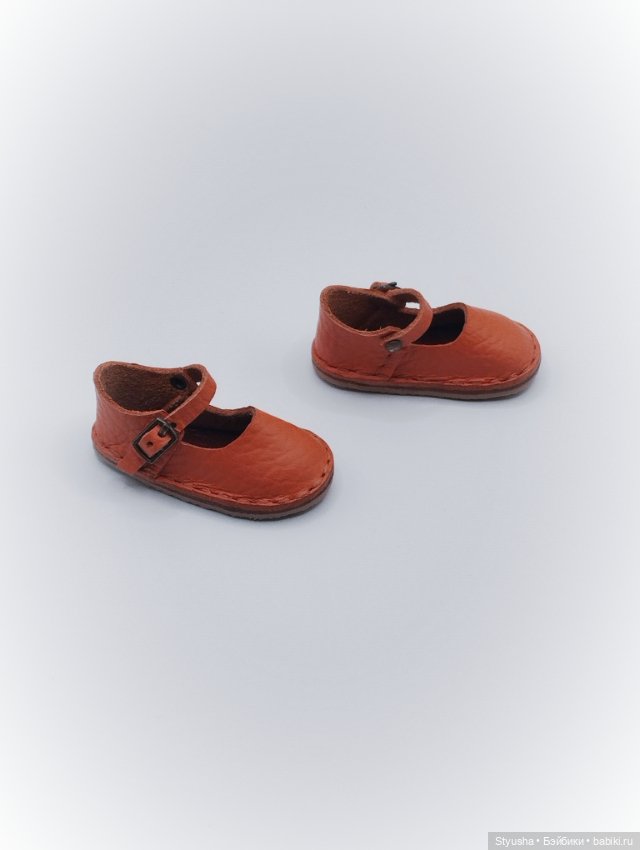 Ruby Red Siblies туфли оранжевые, обувь для кукол 31 см (фото 3)