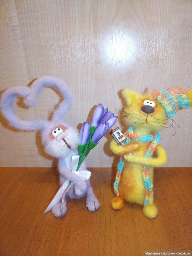 Вязаные интерьерные игрушки