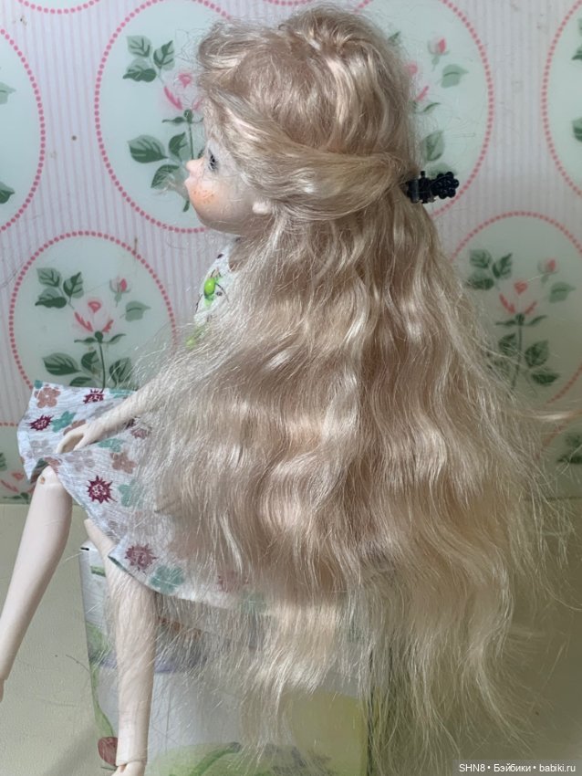 Парик для Landoudou розовый (фото 4)