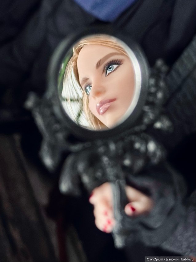 Зеркало на ручке для кукол (фото 4)