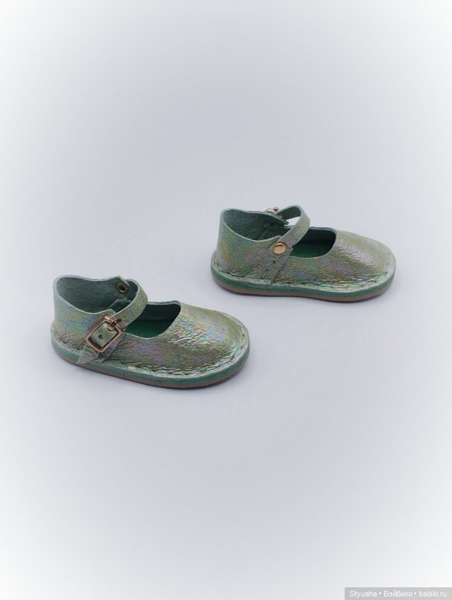 Ruby Red Siblies туфли салатовые радужные, обувь для кукол 31 см (фото 3)