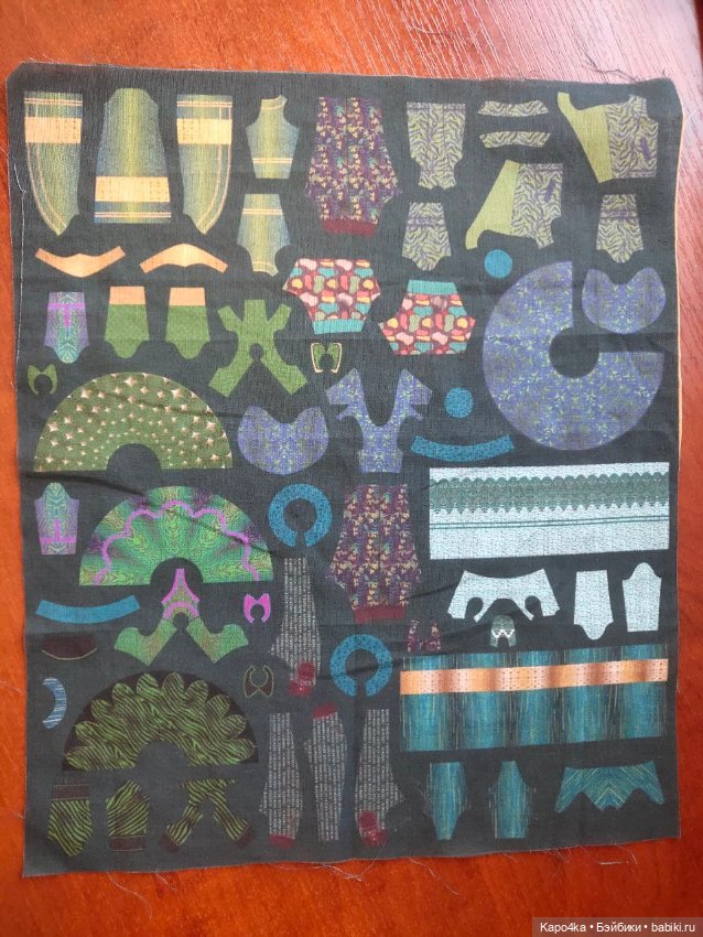 Выкройки одежды для кукол 1:24 (7 см) (фото 2)