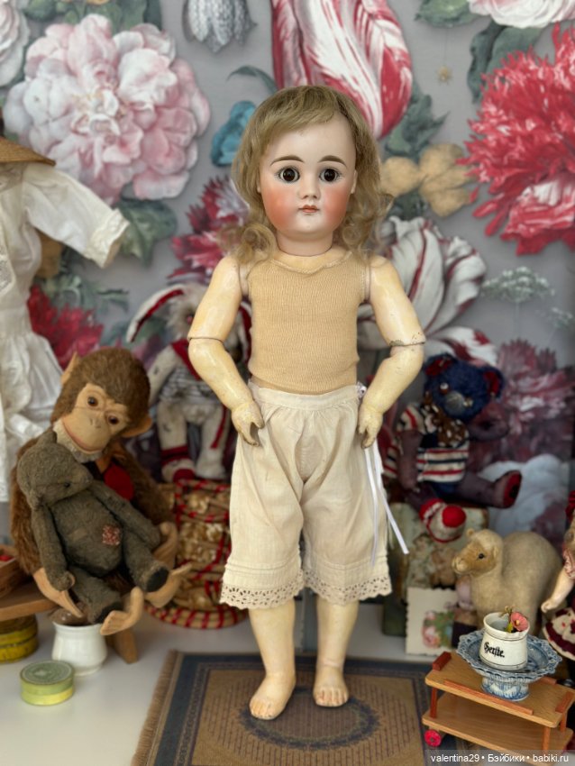 Антикварная, ранняя кукла Кестнер 8