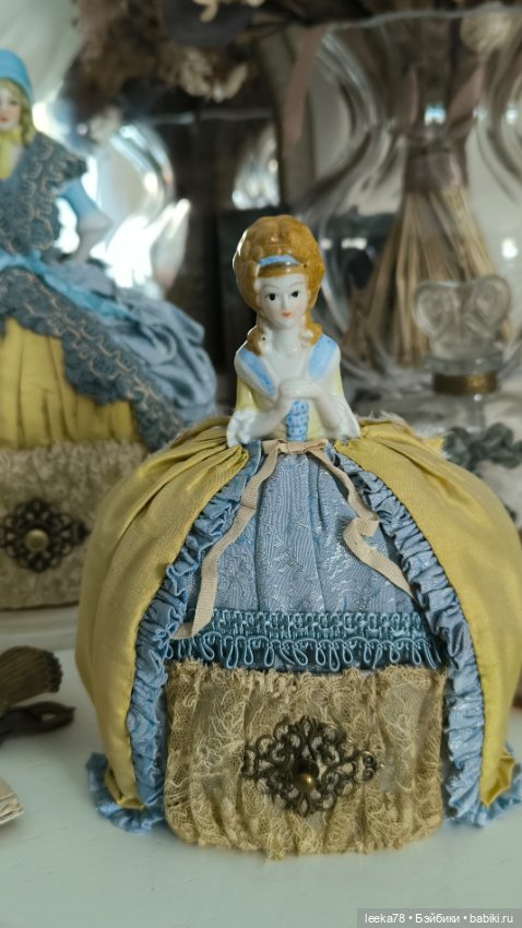 Фарфоровая винтажная half doll (фото 7)