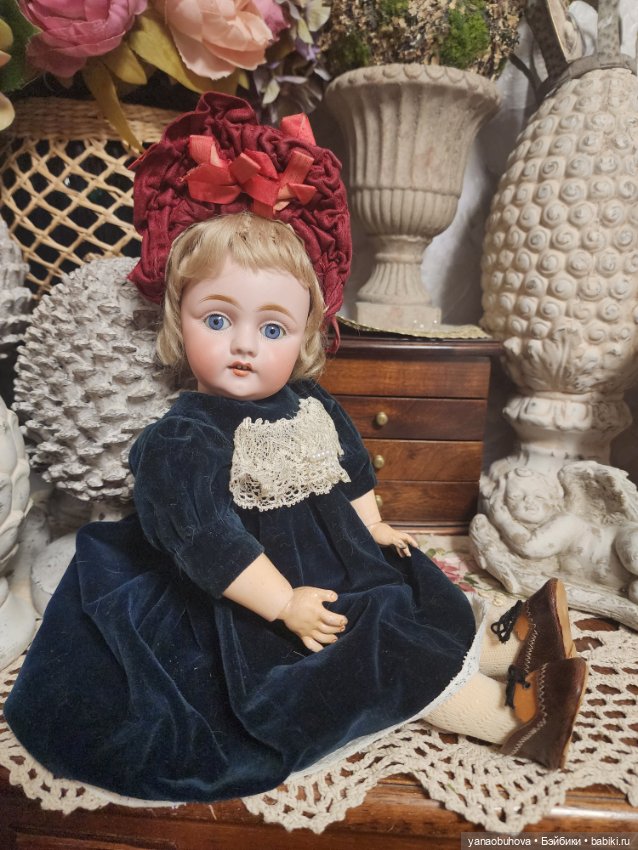 Чудесная антикварная малышка Кестер 143, 35 см (фото 7)