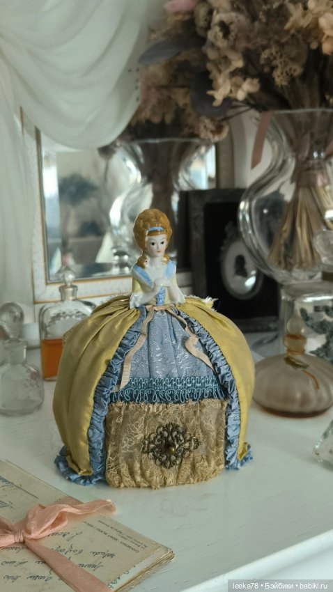 Фарфоровая винтажная half doll (фото 3)