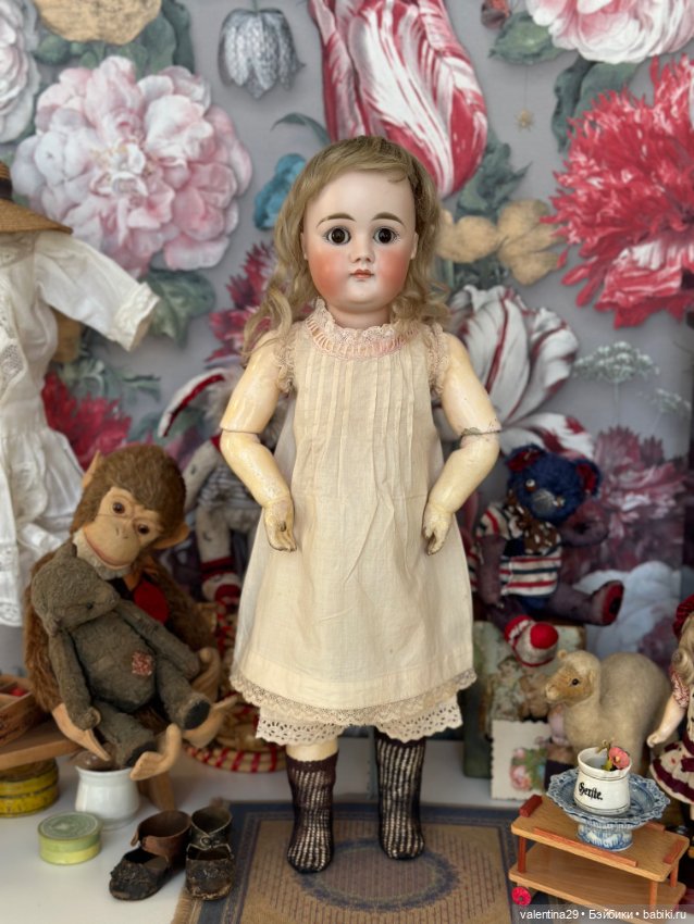 Антикварная, ранняя кукла Кестнер 8