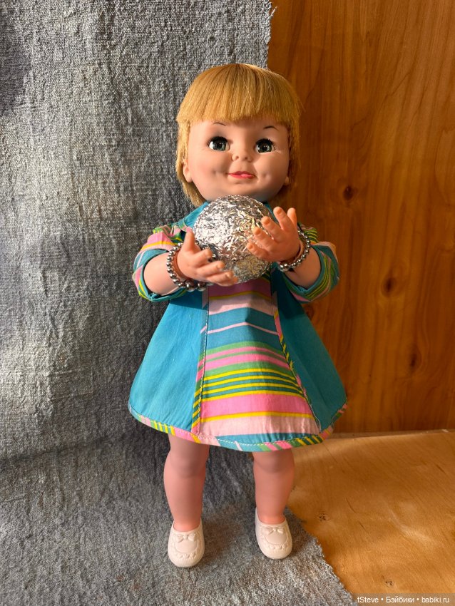 Baby Catch-A-Ball 1968 — Винтажные куклы и игрушки детства (фото 4)