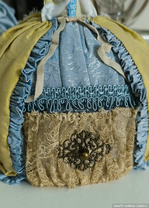 Фарфоровая винтажная half doll (фото 6)