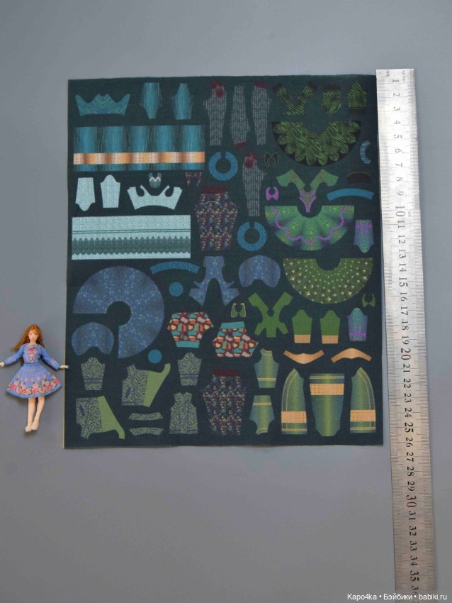 Выкройки одежды для кукол 1:24 (7 см)