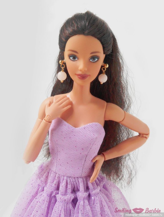 Серьги с камнями для Барби Barbie Интегрити Integrity (фото 6)