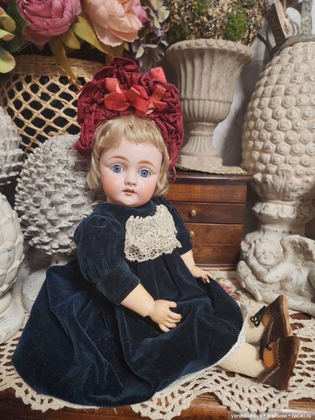 Чудесная антикварная малышка Кестер 143, 35 см (фото 8)