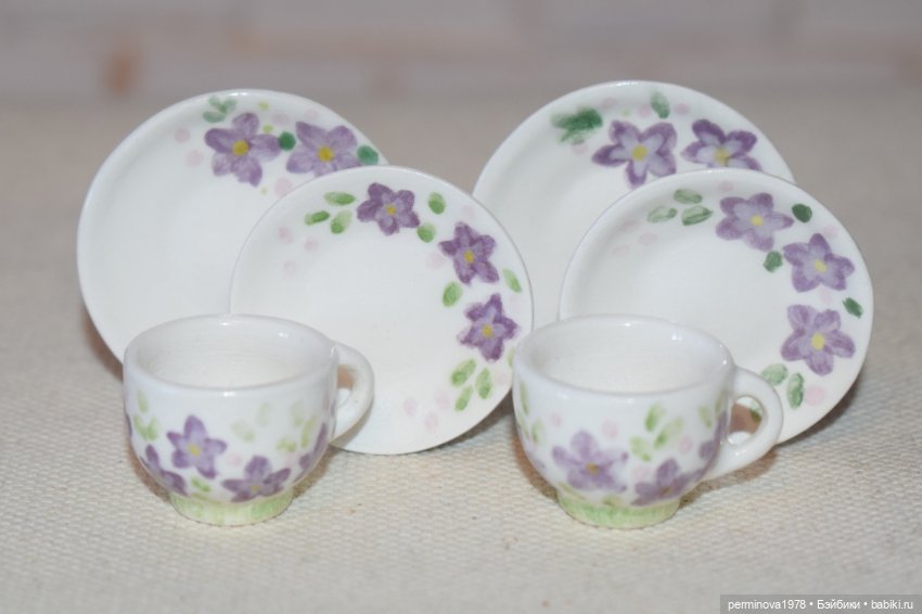 "Цветочная полянка" наборы посуды