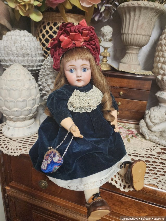 Чудесная антикварная малышка Кестер 143, 35 см