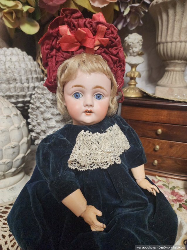 Чудесная антикварная малышка Кестер 143, 35 см (фото 6)