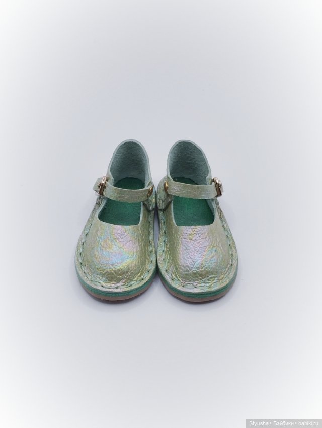 Ruby Red Siblies туфли салатовые радужные, обувь для кукол 31 см