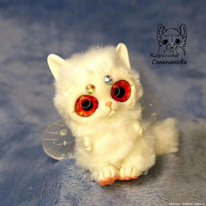 Котокрыл - Котенок с крыльями Беляночка (фото 2)