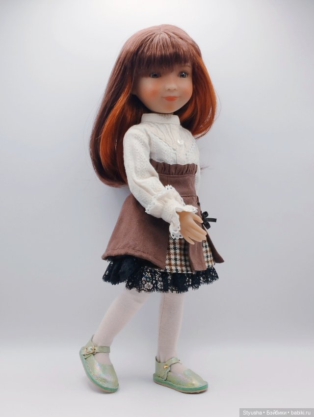 Ruby Red Siblies туфли салатовые радужные, обувь для кукол 31 см (фото 7)