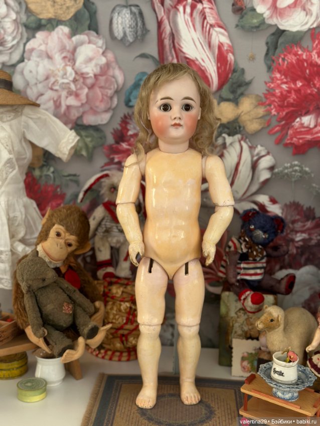 Антикварная, ранняя кукла Кестнер 8