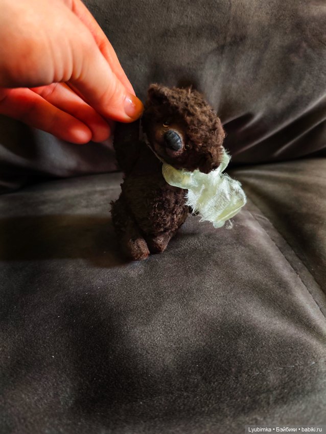 Миниатюрный медведь — Авторские игрушки (фото 4)