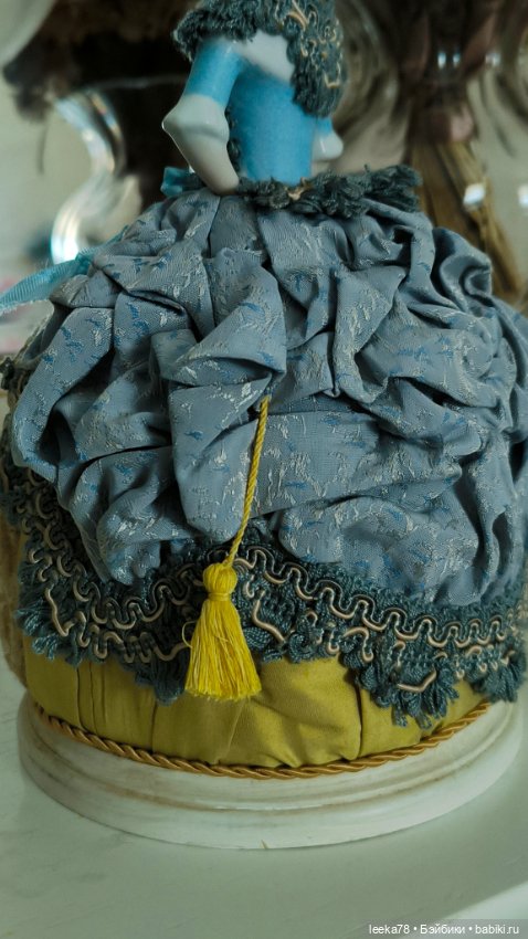 Большая фарфоровая игольница «Лазурный полдень» (фото 2)