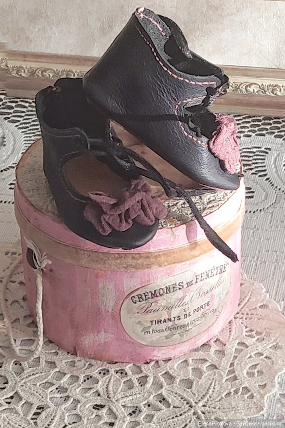 Туфли для антикварной куклы (фото 2)