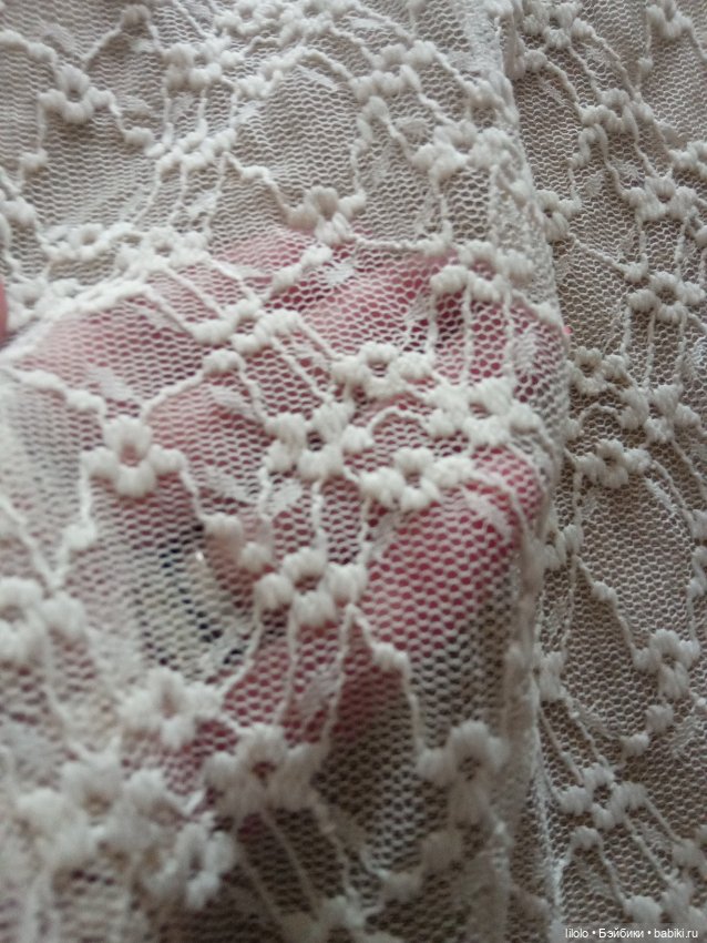 Отрез винтажного ажурного полотна для кукольного рукоделия (фото 2)