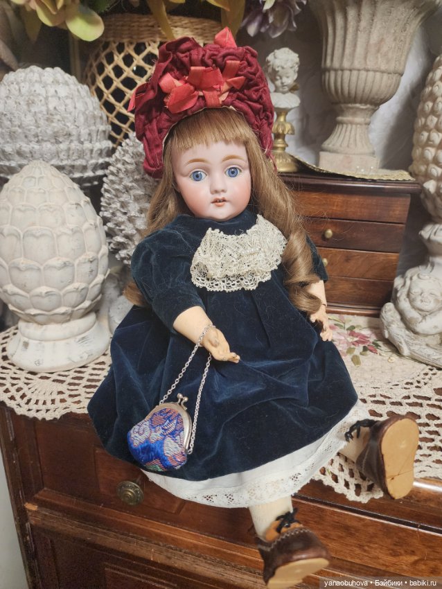 Чудесная антикварная малышка Кестер 143, 35 см