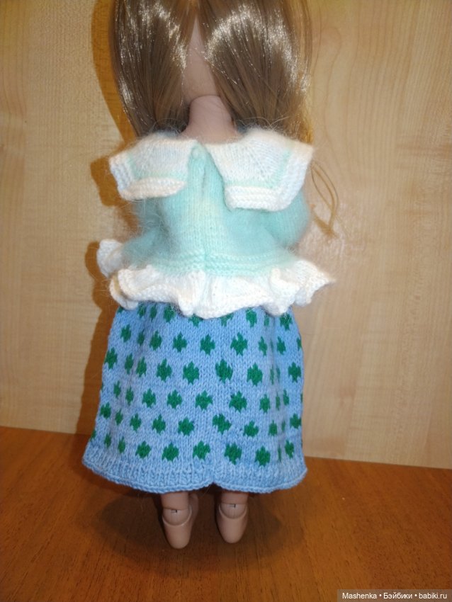 Вязаная одежда для куклы Паола Рейна (фото 3)