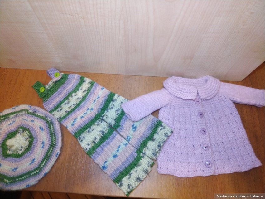 Вязаная одежда для куклы Паола Рейна (фото 5)