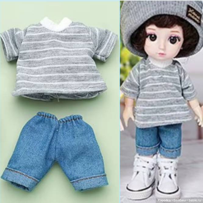 Одежда и обувь для кукол ob11 и кукол 15-17 см (Lati Yellow, PukiFee и др) (фото 5)