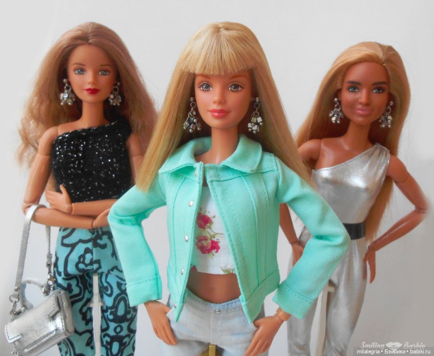 Серьги с камнями для Барби Barbie Интегрити Integrity (фото 2)