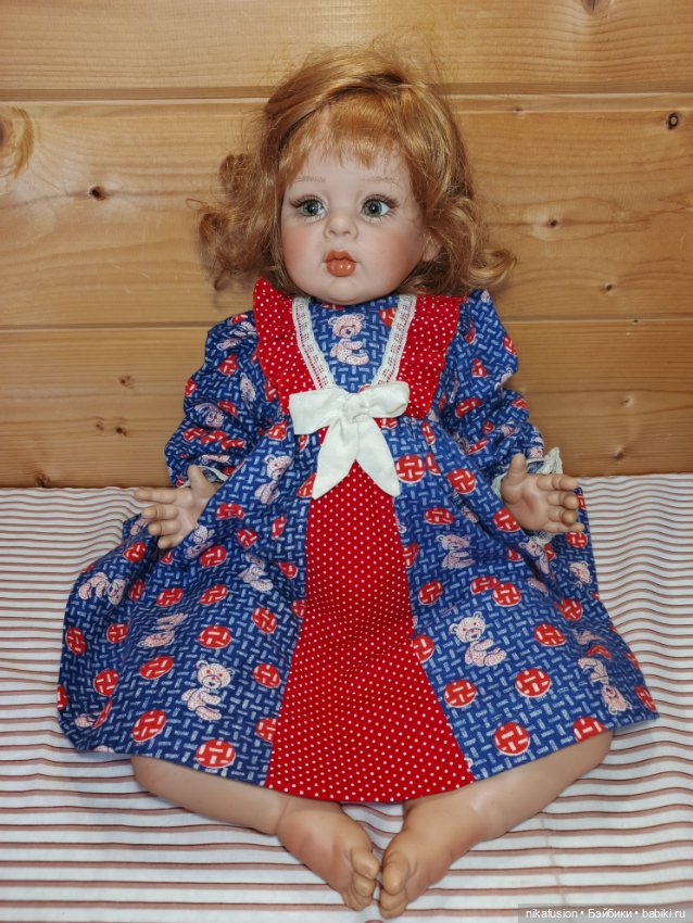 Платье для реборна на рост 60-65 см "Детский сад" (фото 2)