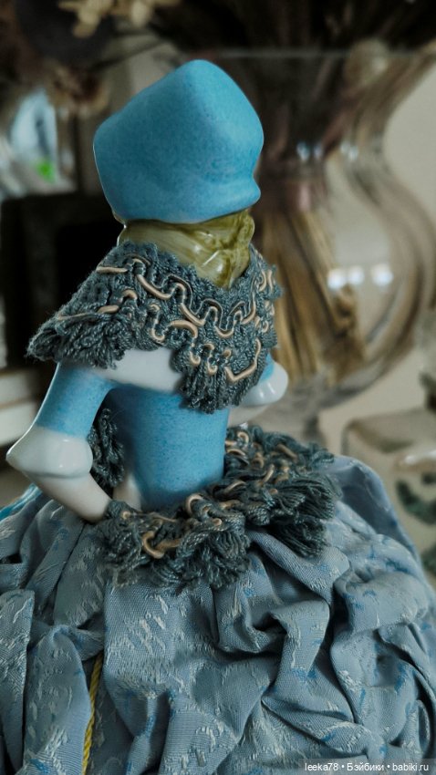 Большая фарфоровая игольница «Лазурный полдень» (фото 3)