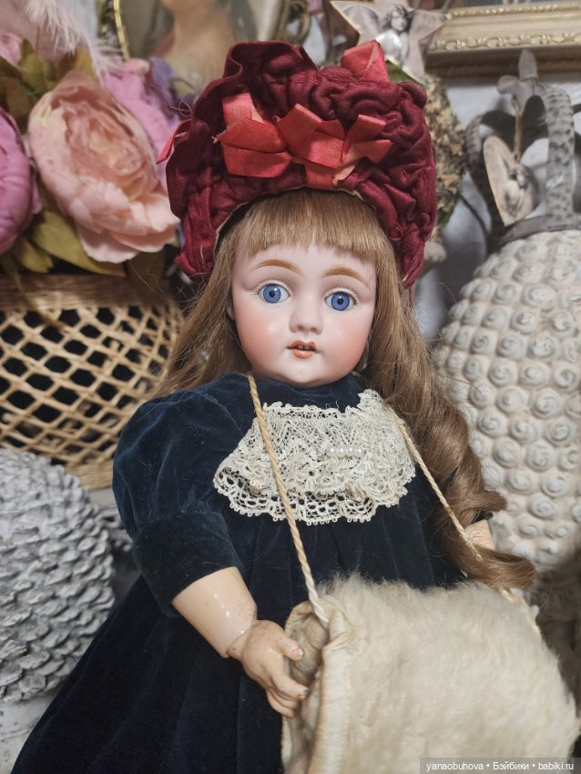 Чудесная антикварная малышка Кестер 143, 35 см