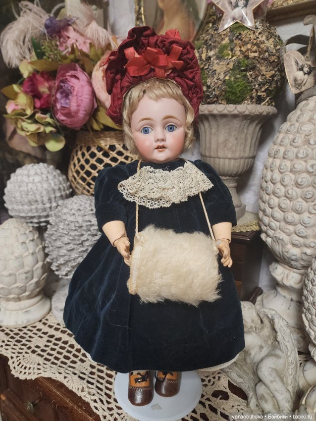 Чудесная антикварная малышка Кестер 143, 35 см (фото 10)